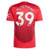 Officiële Voetbalshirt Manchester United McTominay 39 Thuis 2024-25 - Heren